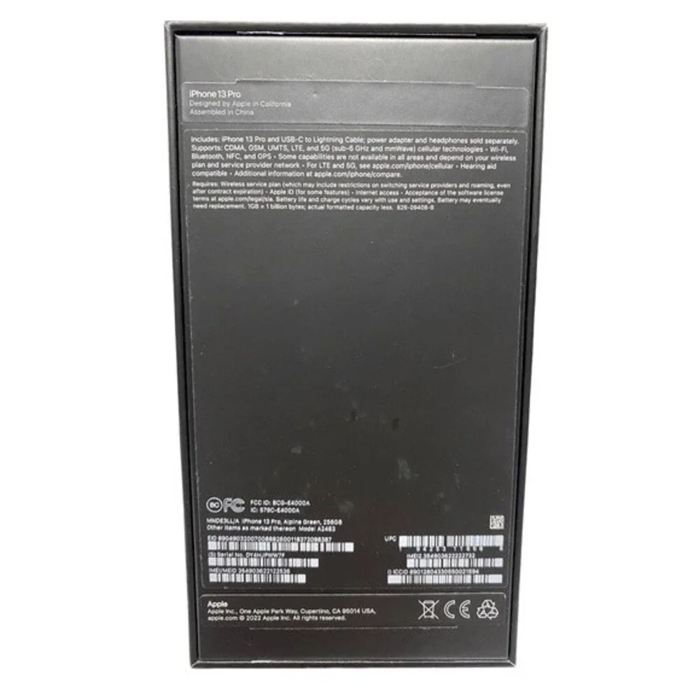 Apple iPhone 13 Pro (BOX ONLY)